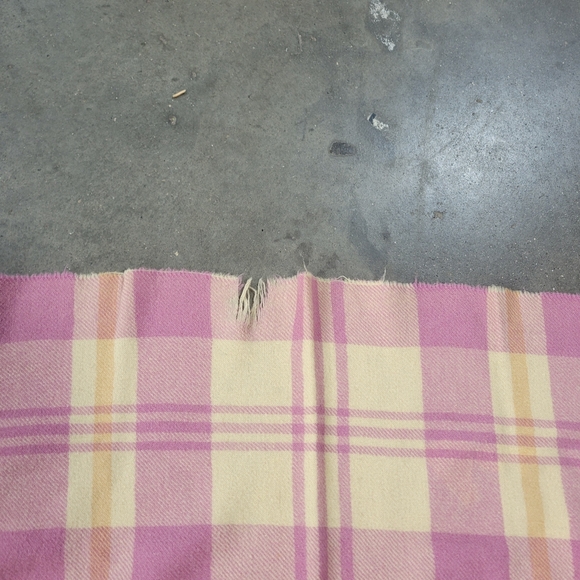 Strathdown,  Wool Blanket 1950s,  Blanket Wool,  Plaid Blanket,  Cottagecore, - Picture 2 of 7